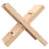 vidaXL Suport pentru bușteni 47x39,5x48 cm lemn masiv de pin
