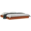 vidaXL Cadru de pat fără saltea, maro ceruit 200x200 cm lemn masiv pin