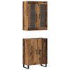 vidaXL Bufet 2 buc. Lemn vechi 69,5 x 34 x 180 cm Lemn prelucrat