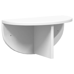 vidaXL Raft de perete Pe perete Alb 38 x 19 x 19 cm Lemn compozit