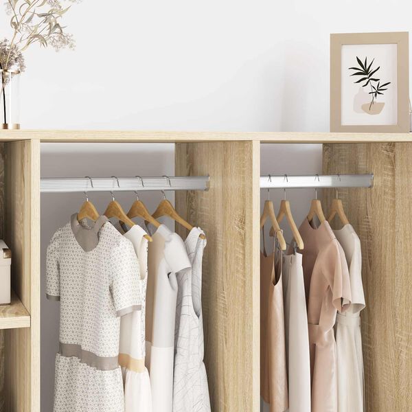 vidaXL Suport pentru bara de dulap 12 pcs Zinc alb 40 x 18 x 10 mm