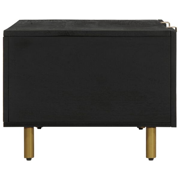 vidaXL Măsuță de cafea, negru, 100x54x40 cm, lemn prelucrat