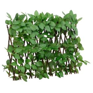 vidaXL Spalier cu iederă artificială, extensibil, verde, 180x30 cm