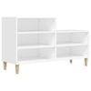 vidaXL Pantofar, alb, 102x36x60 cm, lemn compozit