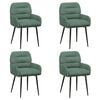 vidaXL Scaune de dining 4 pcs Catifea Verde Mării 59 x 59,5 x 90 cm