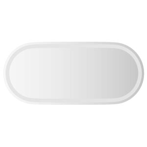 vidaXL Oglindă de baie cu LED Transparent 80 x 35 cm sticlă securizată