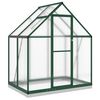vidaXL Sere cu cadru de bază, verde, 169x114x202 cm, aluminiu