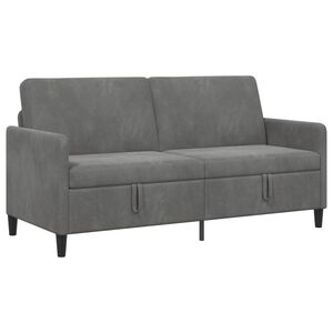 vidaXL Sofa cu Spațiu de Depozitare Gri &icirc;nchis 172 x 78 x 87 cm