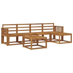 vidaXL Set de canapele de exterior 6 pcs natural