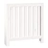 vidaXL Mască pentru calorifer, alb, 79,5x19x84 cm, lemn masiv de pin