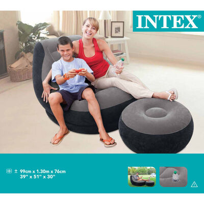 Intex Fotoliu gonflabil cu taburet "Ultra Lounge Relax", 68564NP