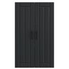 vidaXL Dulap de bucătărie Lucca Negru 60 x 31 x 100 cm Lemn prelucrat