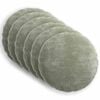 vidaXL Husă pentru pernă 6 pcs HEERLEN Verde &Oslash; 50 cm Țesătură Chenille