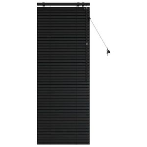 vidaXL Jaluzea venetiană Negru 60 x 160 cm 35 mm