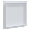 vidaXL Panouri de acces 2 pcs Alb 20 x 20 cm Plastic ABS