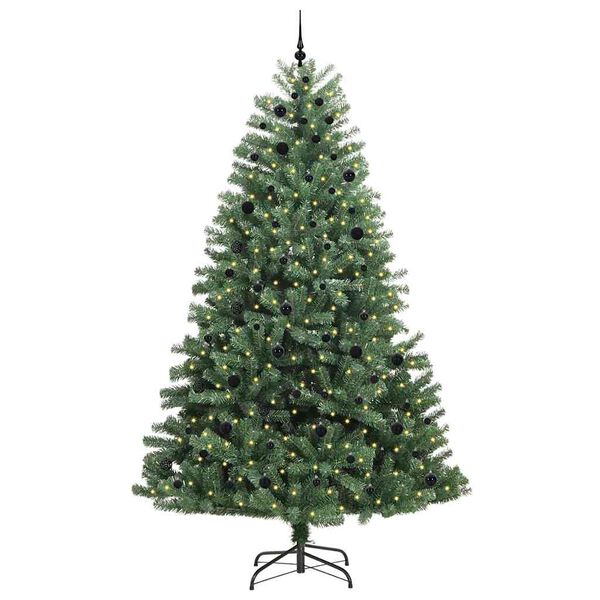 vidaXL Brad de Crăciun artificial cu ramuri articulare Verde 270 cm