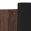 vidaXL Cadru de pat cu tăblie stejar maro 75x190 cm lemn prelucrat