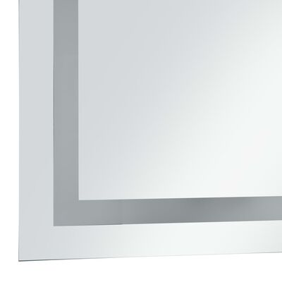 vidaXL Oglindă cu LED de baie, cu senzor tactil, 60 x 100 cm