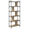 vidaXL Bibliotecă 5 niveluri 76 x 32 x 192 cm Lemn prelucrat