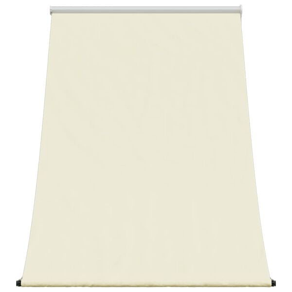 vidaXL Copertină retractabilă, crem, 150x150 cm, țesătură și oțel