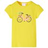 vidaXL Tricou pentru copii, galben, 104