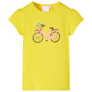vidaXL Tricou pentru copii, galben, 104