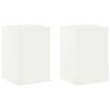 vidaXL Suport pentru plante 2 pcs Alb 40 x 40 x 60 cm Oțel