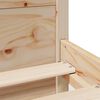 vidaXL Cadru de pat cu tăblie, 120x190 cm, lemn masiv pin