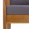 vidaXL Set mobilier de grădină cu perne, 2 piese, lemn masiv de acacia
