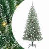 vidaXL Pom de Crăciun artificial cu zăpadă imitată și lumină LED