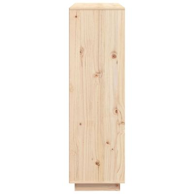 vidaXL Dulap înalt, 110,5x35x117 cm, lemn masiv de pin