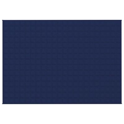 vidaXL Pătură cu greutăți, albastru, 155x220 cm, 7 kg, material textil