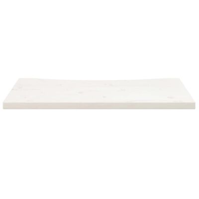 vidaXL Blat de birou, alb, 80x40x2,5 cm, lemn masiv de pin
