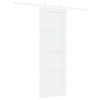 vidaXL Ușă glisantă 73,5 x 211 cm Lemn prelucrat Alb