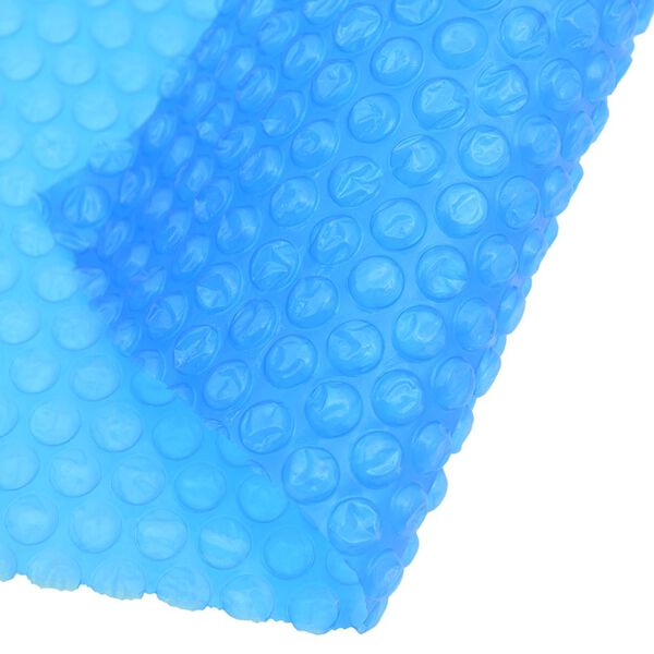 vidaXL Folie solară plutitoare piscină, rotundă, PE, 300 cm, albastru