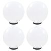 vidaXL Lămpi glob cu LED, 4 buc., 30 cm, PMMA, sferic