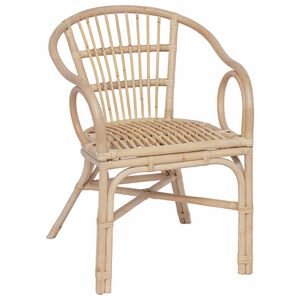 vidaXL Scaun stivuibil natural 58 x 60 x 81 cm Ratan