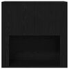 vidaXL Highboard cu sertar Stejar negru 80 x 33 x 150 cm Lemn compozit