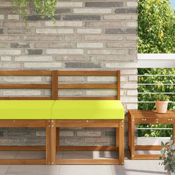 vidaXL Perna pentru canapea de exterior Verde 60 x 60 x 8 cm Poliester