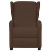 vidaXL Fotoliu electric rabatabil spătar aripi, maro, piele ecologică
