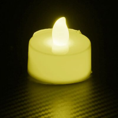 vidaXL Lumânări pastile electrice fără flacără cu LED 50 buc. colorate