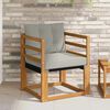 vidaXL Set de canapele de exterior Lemn solid de Acacia și Textilene
