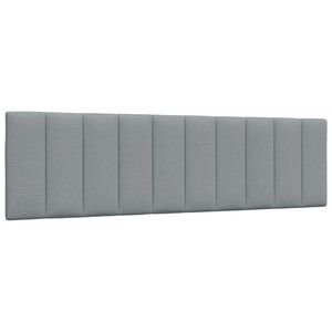 vidaXL Pernă tăblie de pat, Hanko, gri deschis, 180 cm, material textil