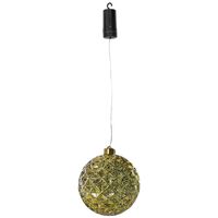 Luxform Lampă suspendată cu LED " Ball Diamonds", cu baterie, auriu