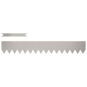 vidaXL Margine pentru gazon 10 buc. 100 x 0,05 x 15 cm Ruginit