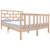 vidaXL Cadru de pat, 140x190 cm, lemn masiv de pin