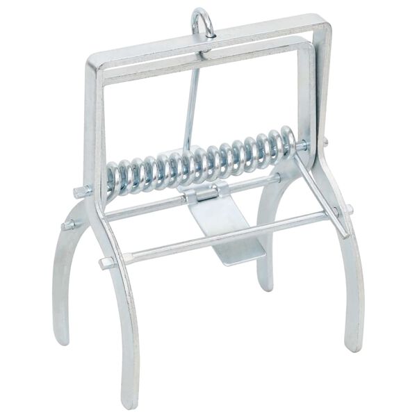 vidaXL Capcane pentru c&acirc;rtițe, 4 buc., argintiu, oțel galvanizat