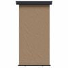 vidaXL Awning lateral pentru balcon 100% poliester, fier, oțel