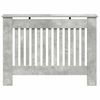 vidaXL Capac pentru radiator Gri din beton 112 x 19 x 81,5 cm