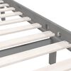vidaXL Cadru de pat, gri, 120x200 cm, lemn masiv de pin